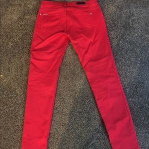 Racy Red Jeans.  Awesome with a pair of pumps!